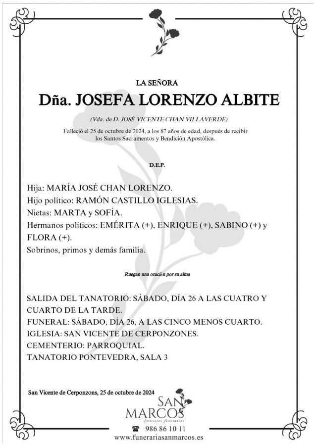 Josefa Lorenzo Alvite