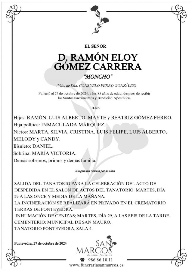 Ramó Eloy Gómez Carrera